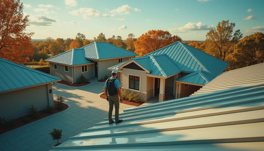 Visual context for types of metal roofing