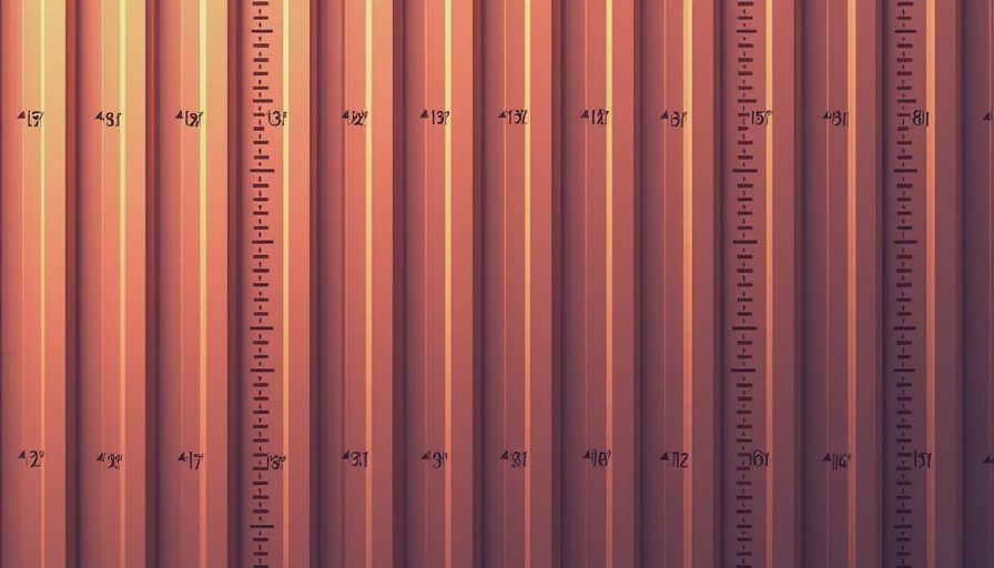 Illustration for corrugated metal