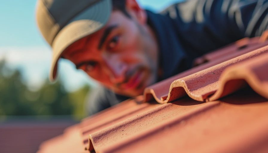 Visual context for roof tiles roof