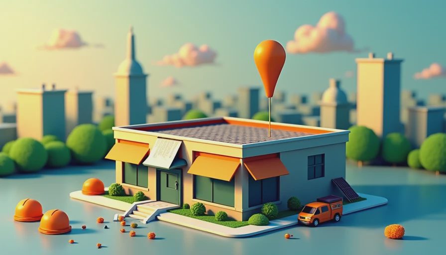 Visual context for commercial roofing near me