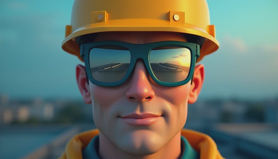 Illustration for commercial roofing near me