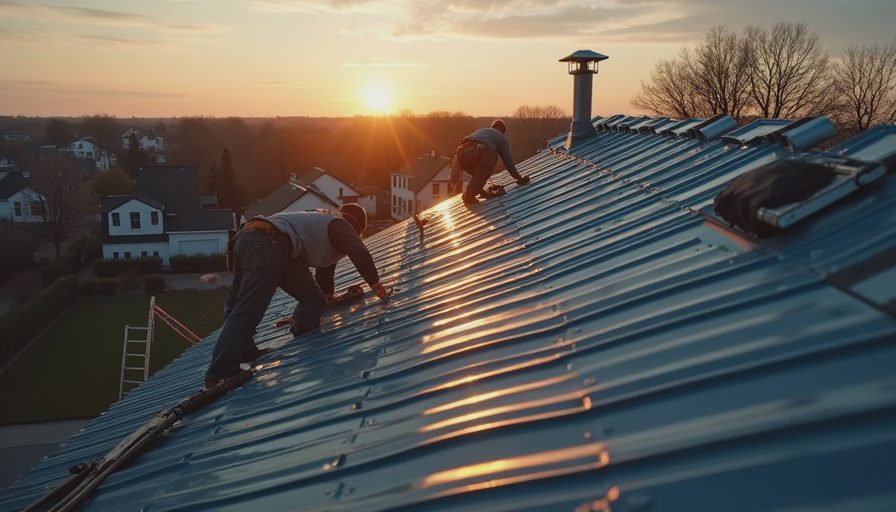 Illustration for metal shingles